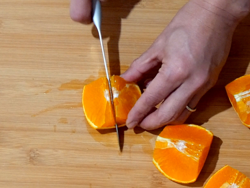 紅マドンナ、せとか、切り方