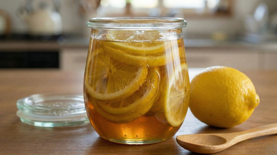 レモン蜂蜜漬け