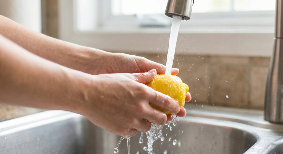 レモンの洗い方