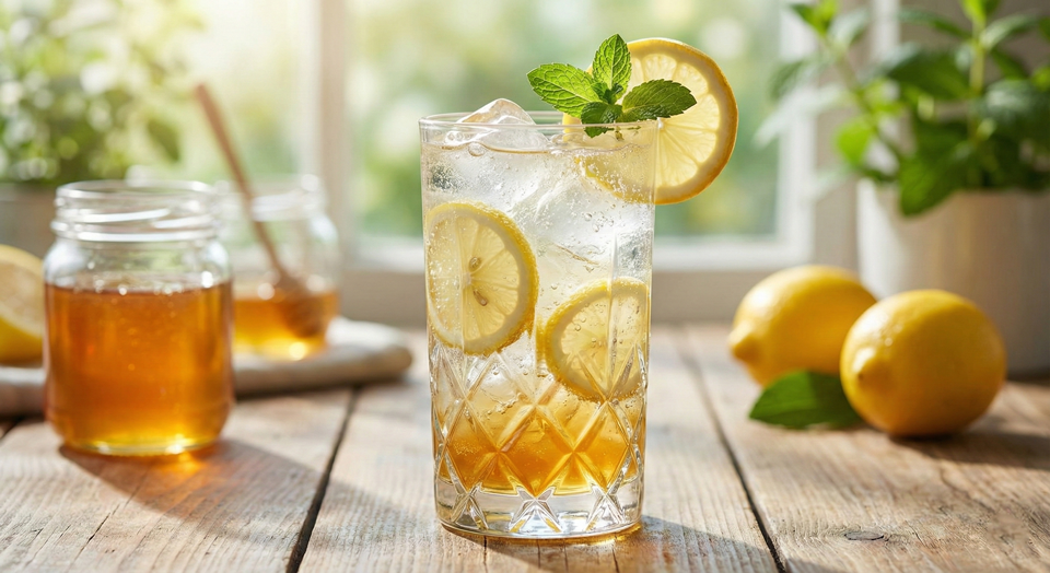 レモン蜂蜜 炭酸割り