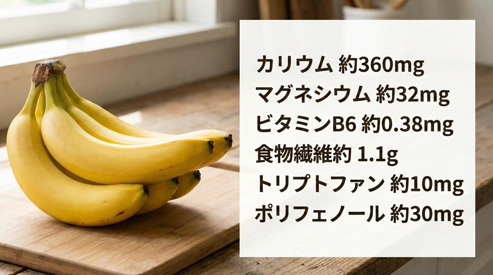バナナの主な栄養素