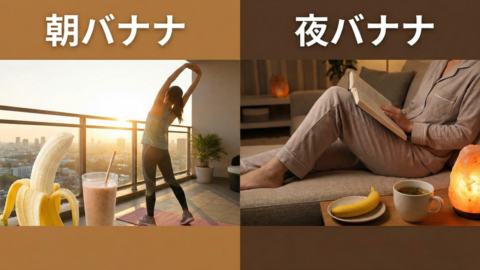 バナナの食べるタイミング