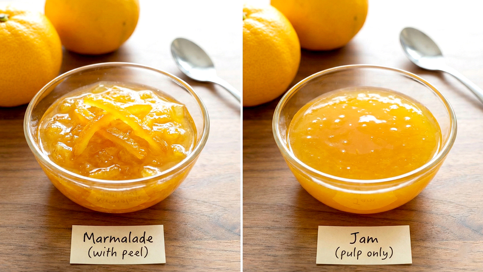 ジャムとマーマレードの違い