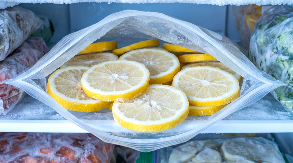レモンスライス冷凍保存