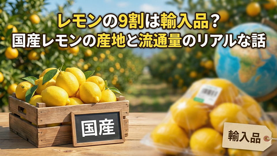 国産レモンの流通量
