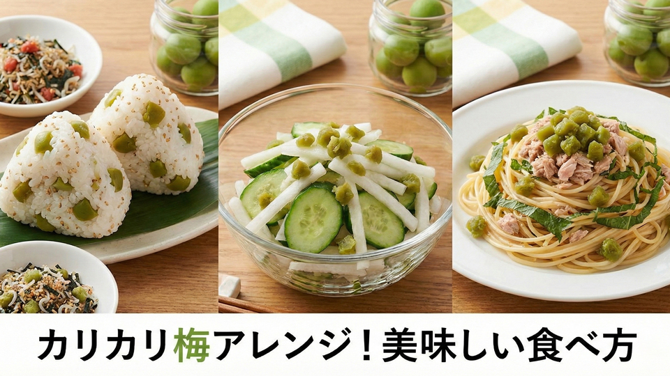 カリカリ梅アレンジ