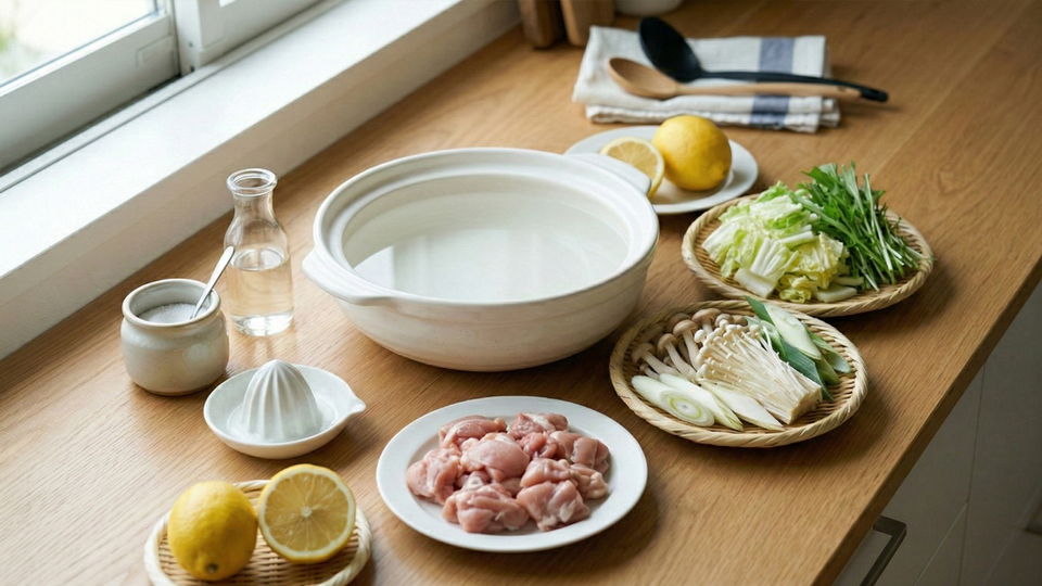 レモン鍋、具材