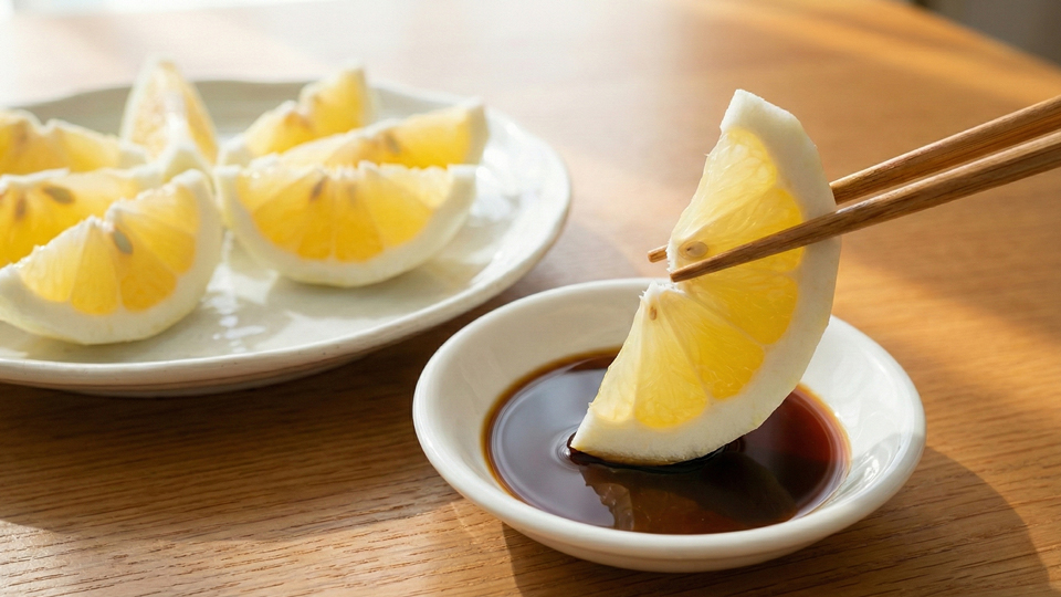 ニューサマーオレンジ、醤油