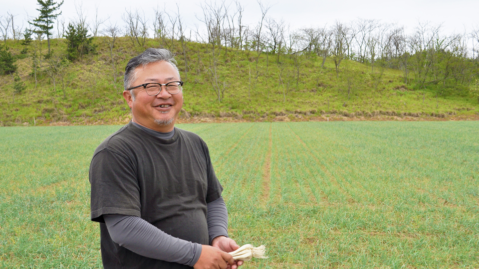 岡野農園、鳥取らっきょう