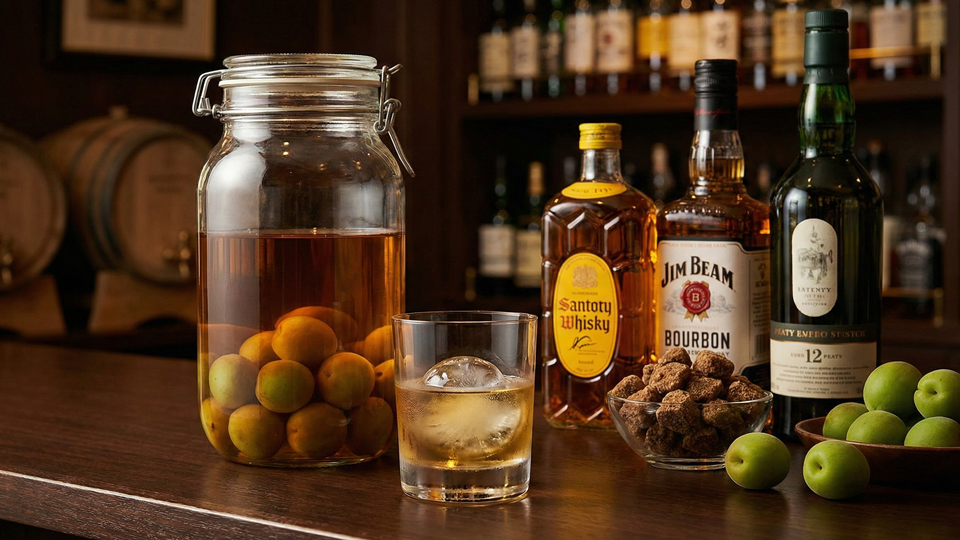 梅酒、ウイスキー