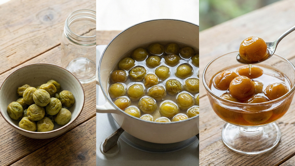 梅シロップ、梅甘露煮とは