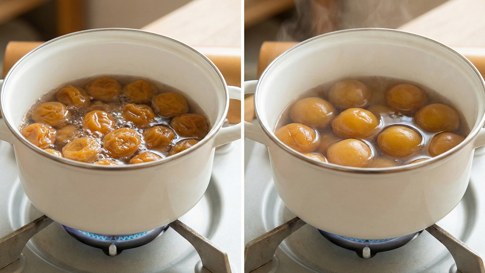 梅シロップ 甘露煮