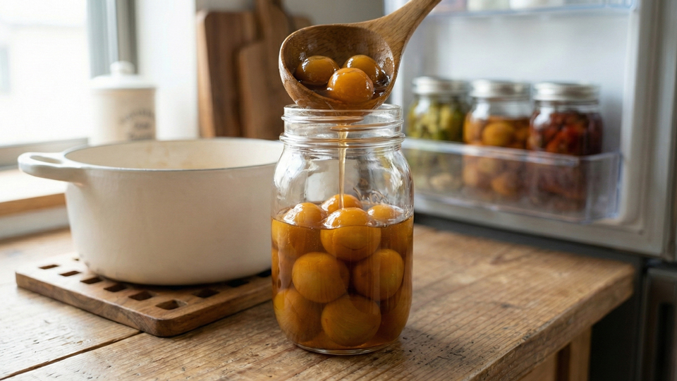 梅シロップ、甘露煮、保存方法