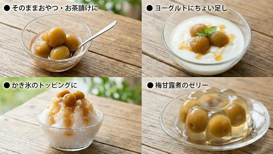 梅甘露煮アレンジ