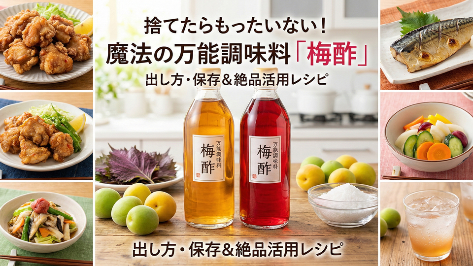 梅酢の出し方、作り方