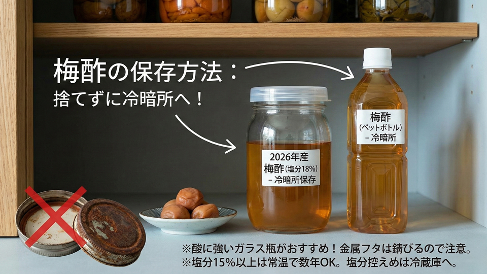 梅酢保存