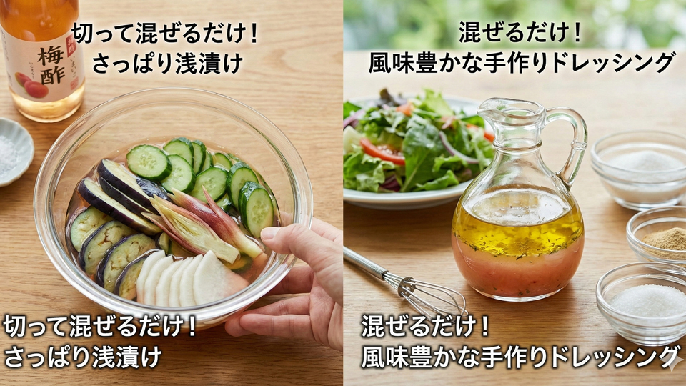 梅酢、ドレッシング