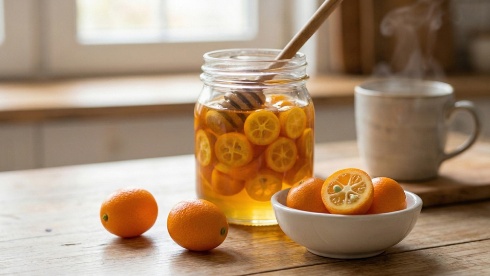 金柑とハチミツ