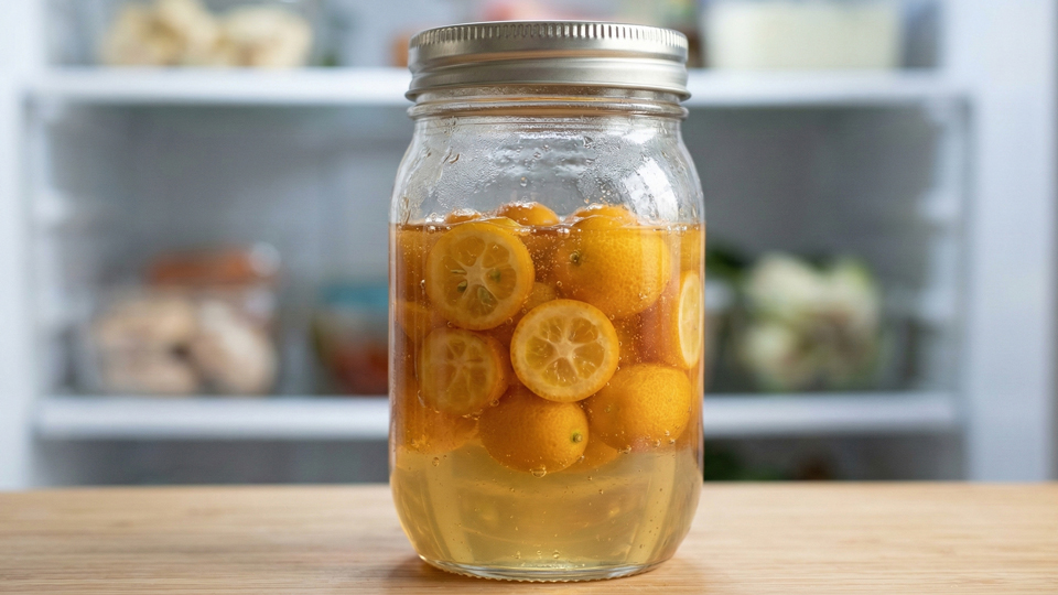 金柑蜂蜜 冷蔵庫