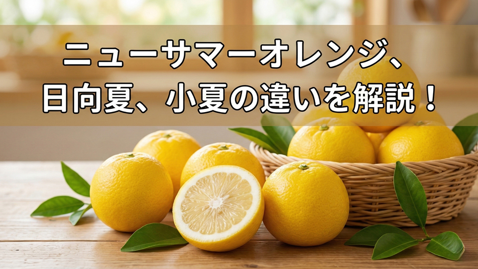 ニューサマー、小夏、日向夏違い