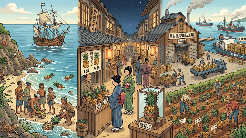 パイナップルが日本上陸