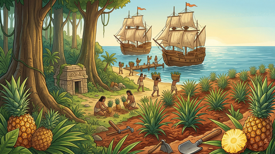 パイナップルの歴史南米