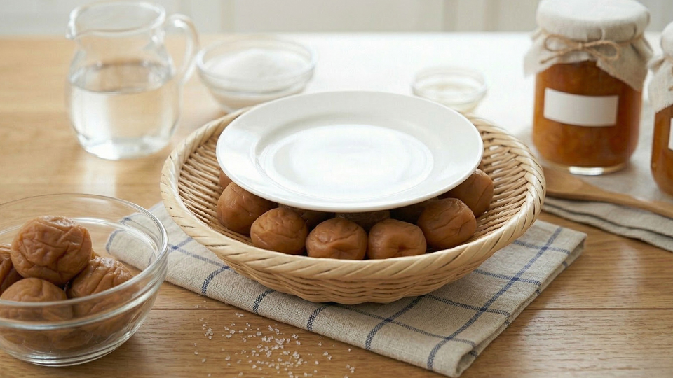 梅酒後の梅アルコールを絞る