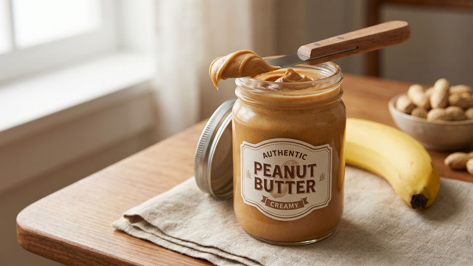 バナナスムージー、ピーナッツバター