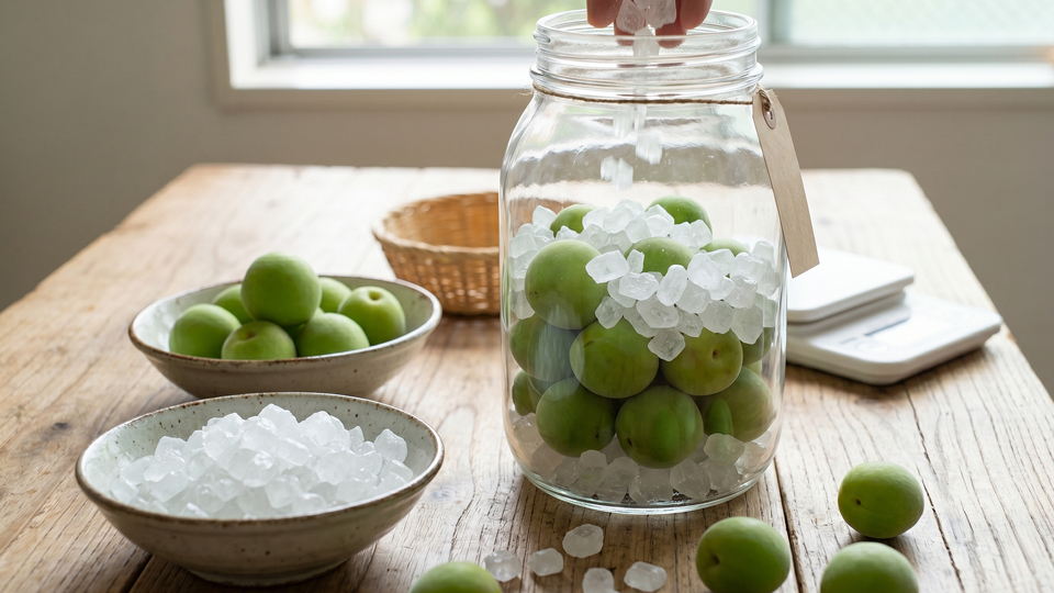 梅シロップ作り