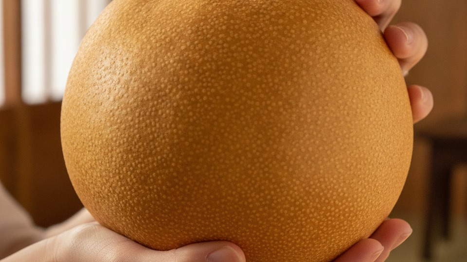 あたご梨 大きさ 1kg 両手