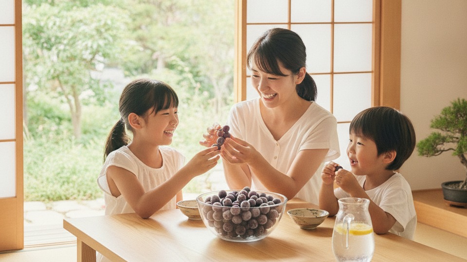 冷凍ぶどう おやつ