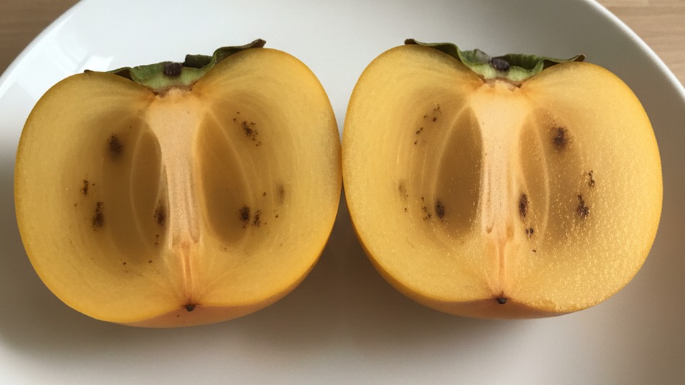 柿 黒い点 黒い斑点 食べられる