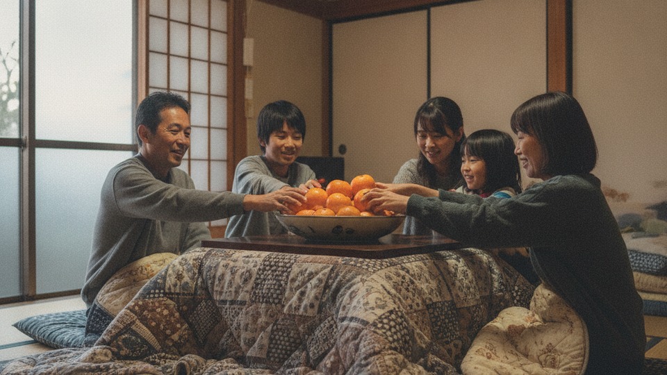 みかん 家族 こたつ 消費