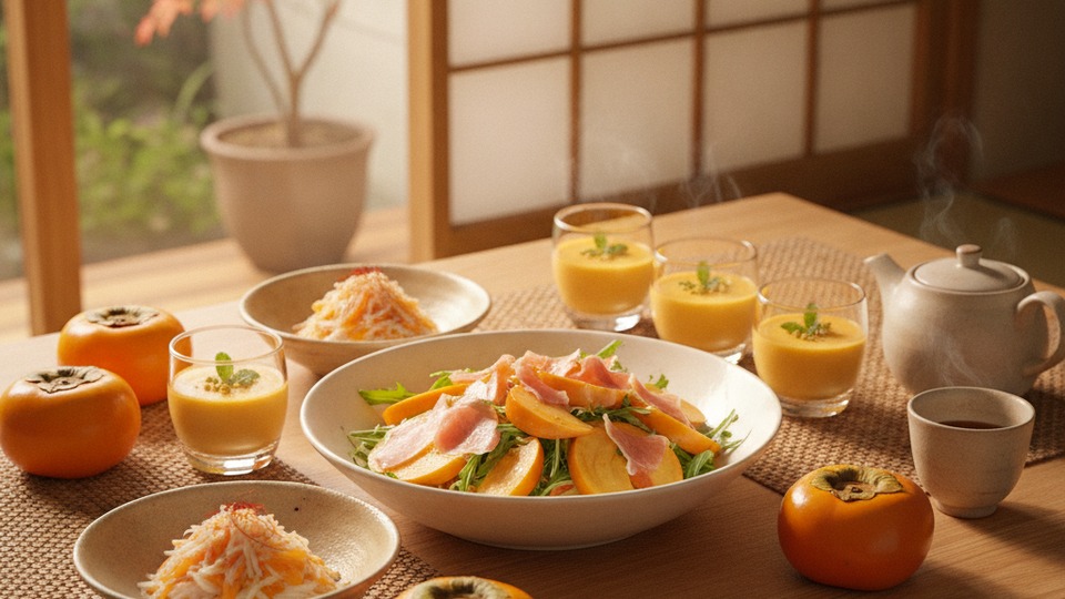 柿 レシピ 柿を使った料理とスイーツ