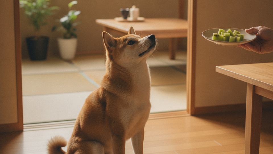 キウイ 犬 柴犬