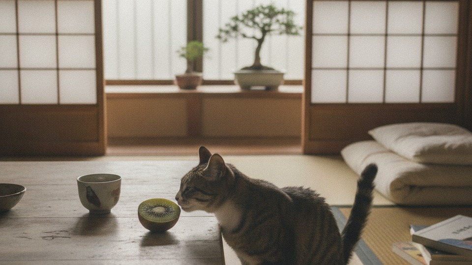 キウイ 猫 マタタビ